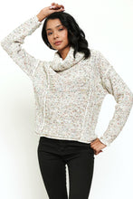 Load image into Gallery viewer, Confetti Cowl Neck Sweater
