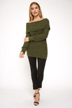 Load image into Gallery viewer, Olive Sweater Top

