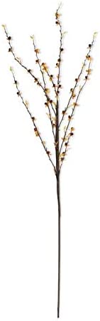 Decorate your home with a 36-inch dark orange stem for a stylish seasonal touch.