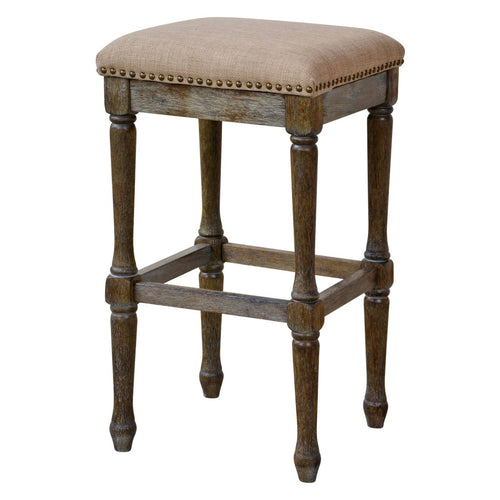 Stylish Walker Hopsack Bar Stool with a comfortable design for modern interiors.