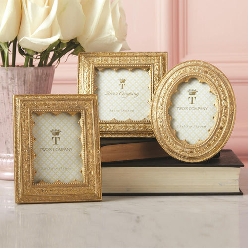 ornate gold photo frames