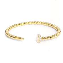 Load image into Gallery viewer, Beaded Nail Bracelet: Gold
