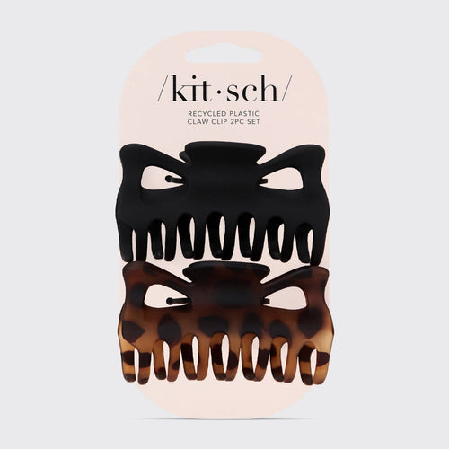 Kitsch Eco-Friendly Claw Clips: Recycled, chic hair accessories that reduce plastic waste. Be stylish and eco-conscious with these must-have clips!
