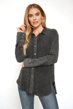 Load image into Gallery viewer, Amy Button Down Washed Baggy Shirt
