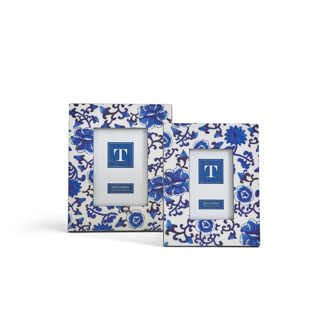 Blue Willow Picture Frame