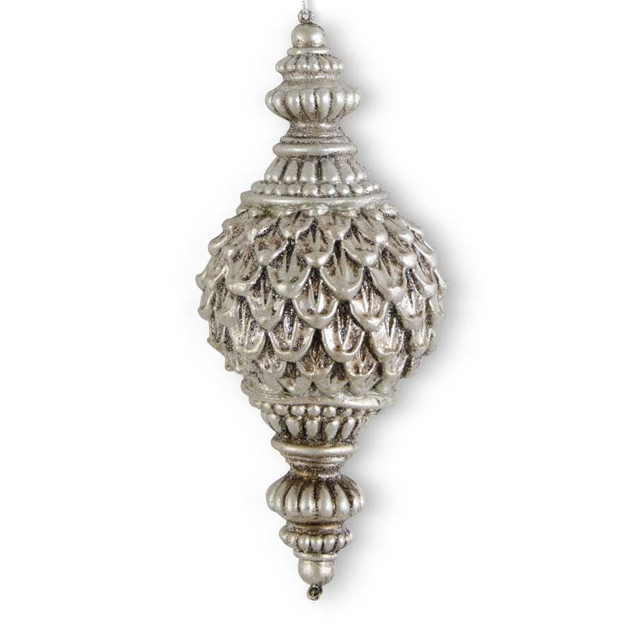 Shatterproof Glittered Pewter Finial