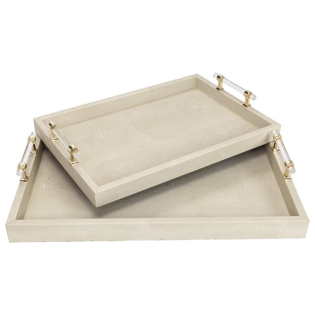 Lagos Leather Trays