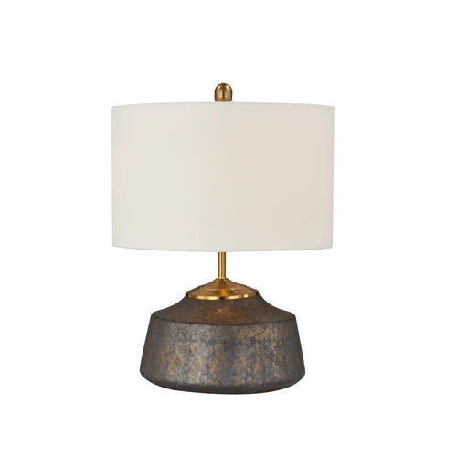 Black and Brown copper table lamp