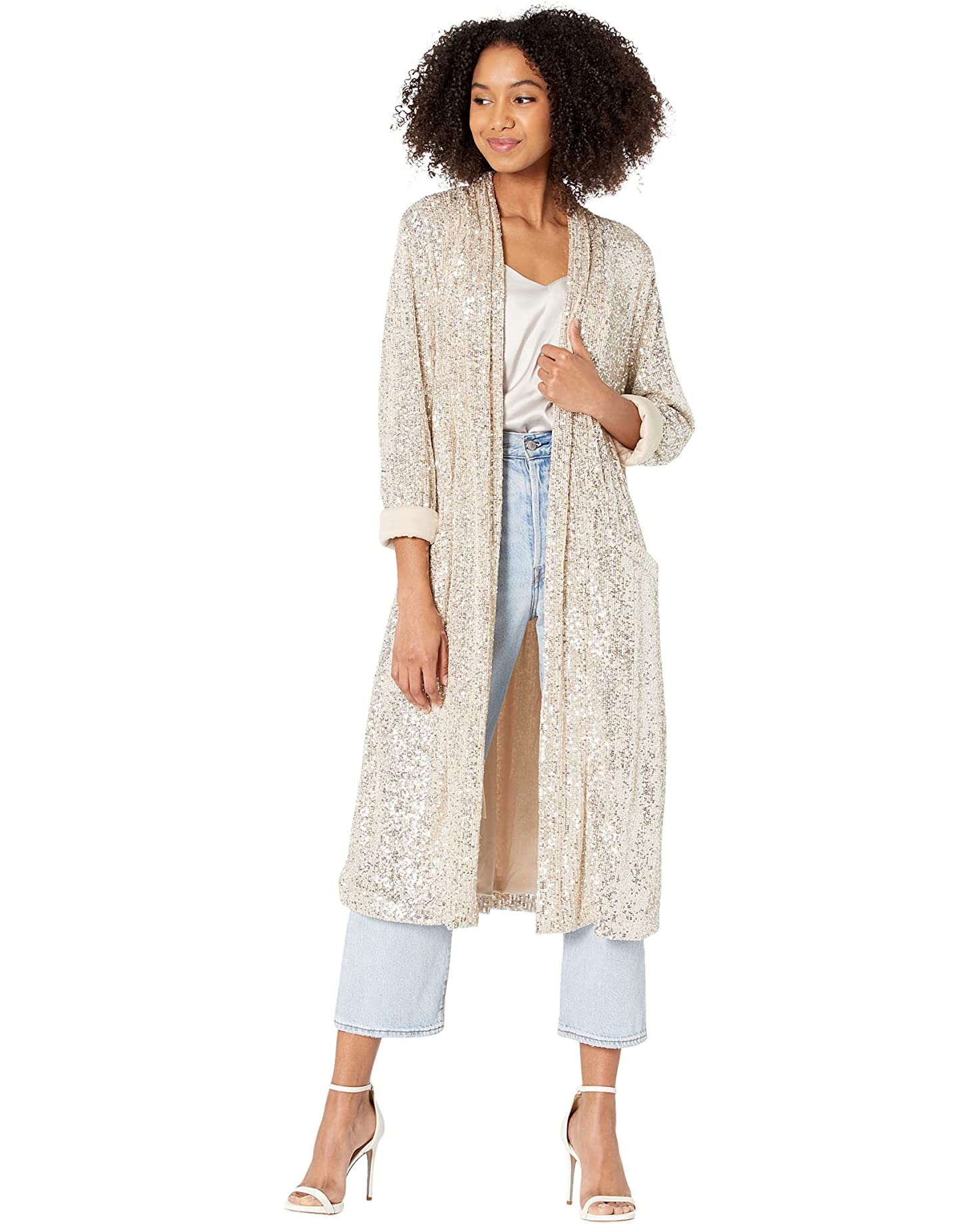 The Show Stopper Sequin Duster- BB Dakota – Serendipity House of Style