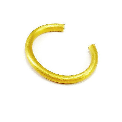 Betty Carre Round Solo Gold Cuff Bracelet