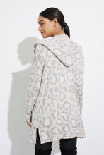 Load image into Gallery viewer, Jacquard Pattern Hooded Cardigan With Pockets - Charlie B
