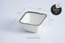 Load image into Gallery viewer, Silver Square Snack Bowl - Pampa Bay
