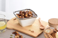 Load image into Gallery viewer, Silver Square Snack Bowl - Pampa Bay

