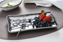 Load image into Gallery viewer, Small rectangular tray with a sleek design, made by Pampa Bay. Perfect for serving snacks or displaying small items.
