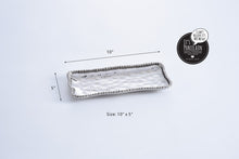 Load image into Gallery viewer, Elegant small tray by Pampa Bay, ideal for serving snacks or organizing small items.
