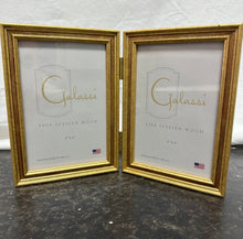 Load image into Gallery viewer, Vertical Double Gold Channel Picture Frame
