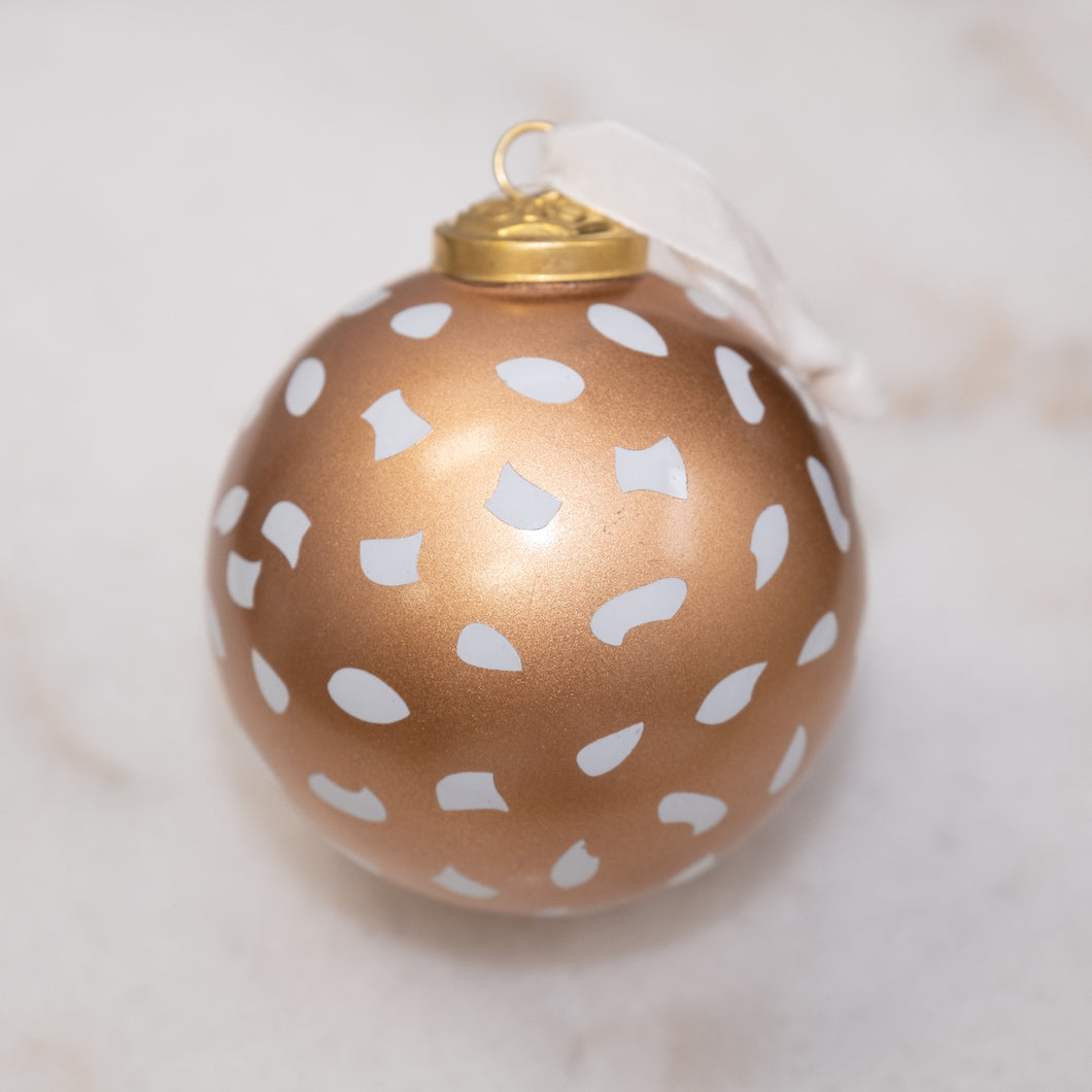 Spotted Glass Ornament