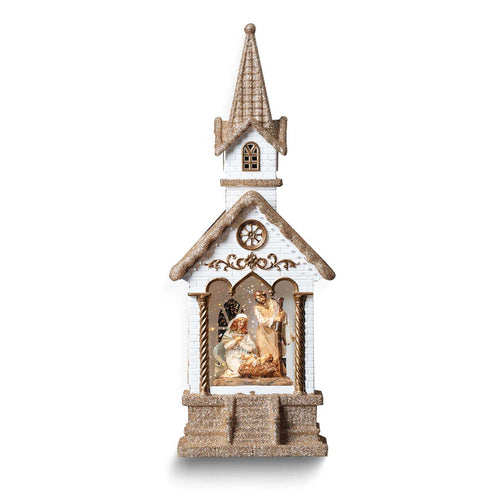 LED Holy Church Nativity Scene