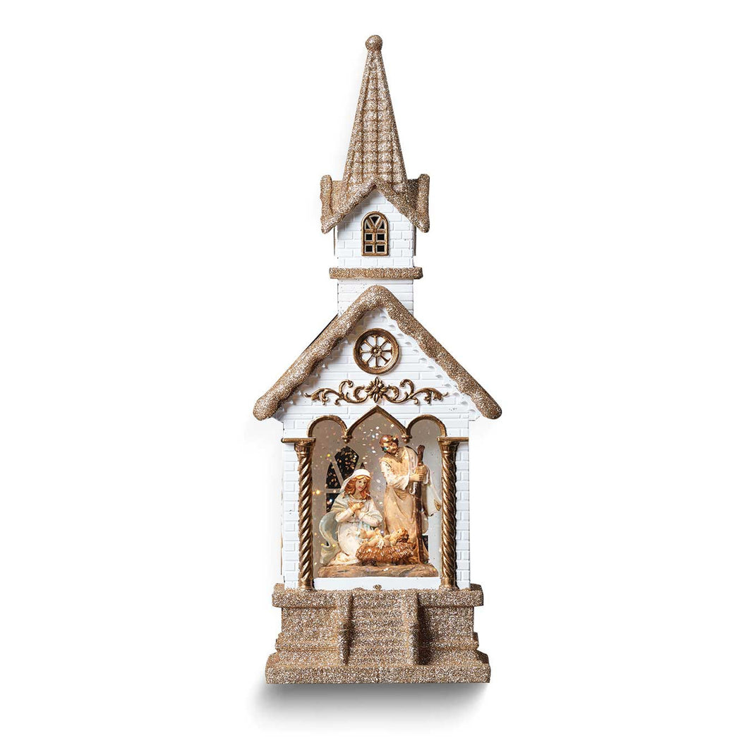LED Holy Church Nativity Scene
