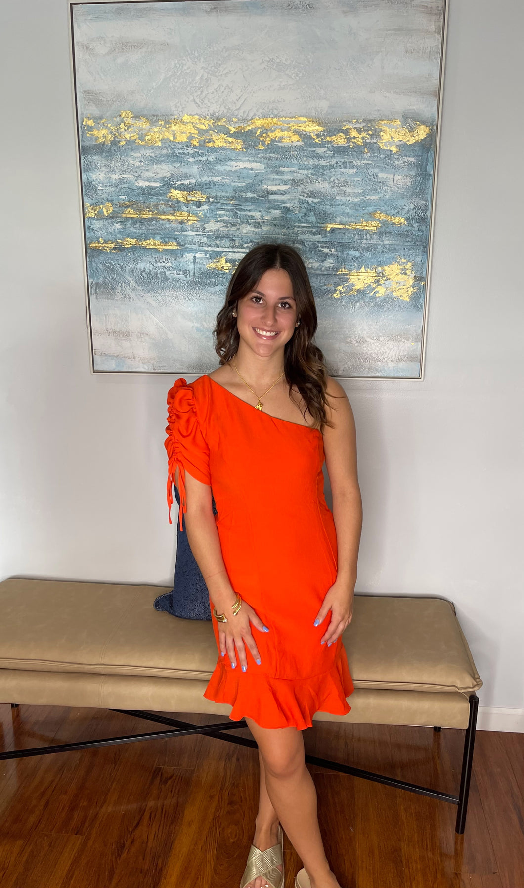 TCEC Coral One Shoulder