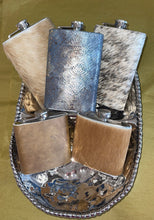 Load image into Gallery viewer, Handmade Cowhide Flask
