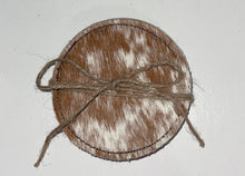 Load image into Gallery viewer, Handstitched Cowhide Coasters (Set of 4)
