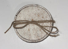 Load image into Gallery viewer, Handstitched Cowhide Coasters (Set of 4)
