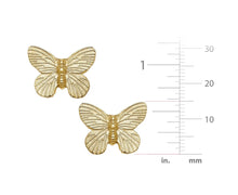 Load image into Gallery viewer, Gold Butterfly Studs - Susan Shaw
