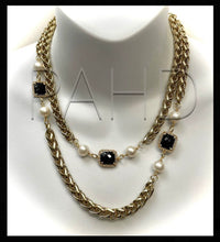 Load image into Gallery viewer, Solid bronze chain with copper bath for stronger bond with 24K, polished sterling, or gunmetal plating. Real coins set by Phillip drill, wire wrapped, never glued.
