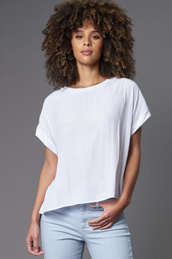 Boxy Boat Neck Tee - Lola & Sophie