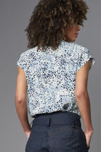 Load image into Gallery viewer, Dot Swirl Cap Sleeve Top - Lola &amp; Sophie: A stylish cap sleeve top with a dot swirl pattern. Designed by Lola &amp; Sophie.
