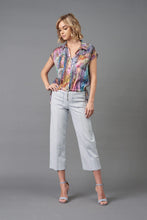 Load image into Gallery viewer, Multi Colored snake print shirt
