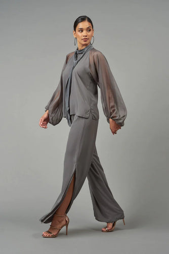 Double Layer Wide Leg Pants from Lola & Sophie: a bold fashion statement with two layers of fabric for a head-turning look!