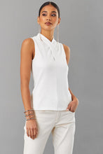 Load image into Gallery viewer, Luxe Lola &amp; Sophie top features twisted neck and rich ponte fabric for versatile styling.
