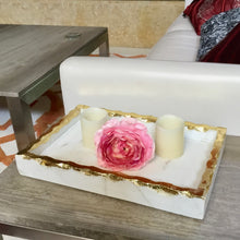 Load image into Gallery viewer, Marble Tray w/ Gold Trim
