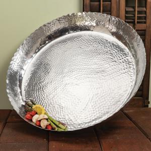 Hammered Round Tray