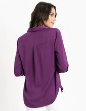 Load image into Gallery viewer, Merlot Front Pocket Button-Down - Renuar
