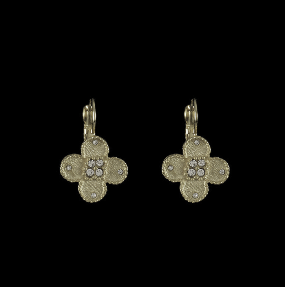 Flower Power Rosegold Earrings- Be-Je Designs