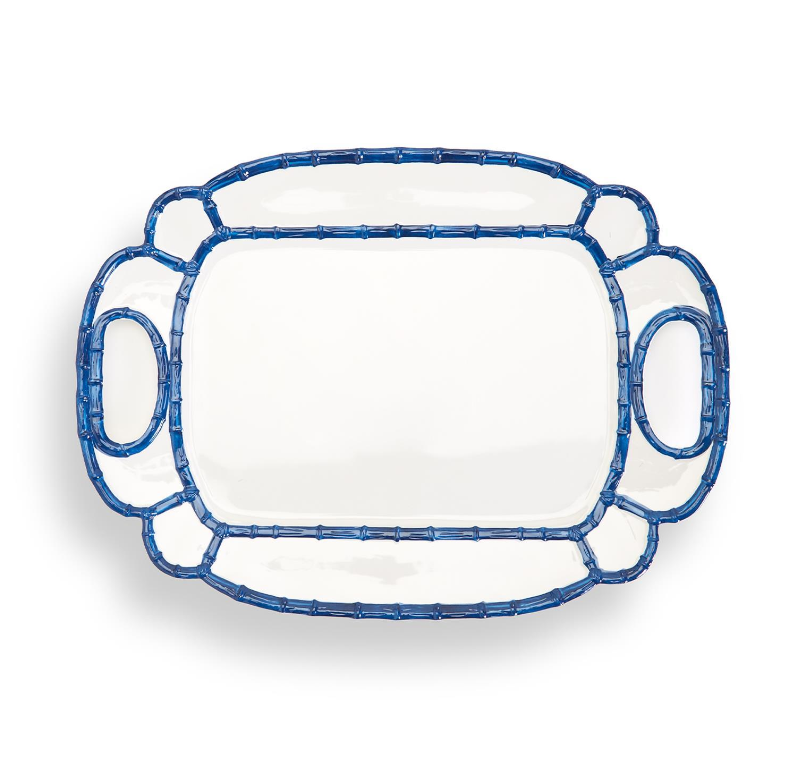 Blue Bamboo Platter