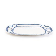 Load image into Gallery viewer, Blue Bamboo Platter

