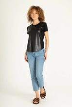 Load image into Gallery viewer, Elaina Short Sleeve Black Top

