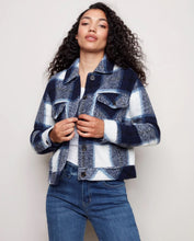 Load image into Gallery viewer, Plaid Boiled Wool Short Jacket - Charlie B
