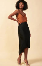 Load image into Gallery viewer, High Low Midi Satin Skirt
