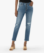 Load image into Gallery viewer, Rachael High Rise Fab Mom Jeans Teaching Wash- Kut from the Kloth
