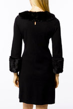 Load image into Gallery viewer, Chelsey Cotton/Cashmere Dress with Faux Cuffs - Tyler Boe

