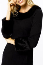Load image into Gallery viewer, Chelsey Cotton/Cashmere Dress with Faux Cuffs - Tyler Boe

