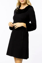 Load image into Gallery viewer, Chelsey Cotton/Cashmere Dress with Faux Cuffs - Tyler Boe

