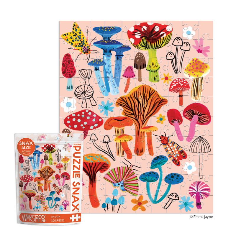 Mushroom Patch -100 Piece Jigsaw Puzzle