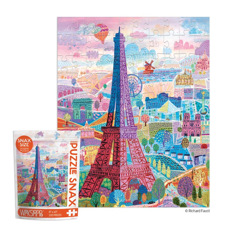 Paris Holiday -100 Piece Jigsaw Puzzle