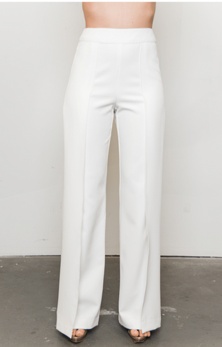 Luxurious Off White Overlay Pants from Posh Couture: sophisticated blend of comfort and style in subtle off-white for any occasion.